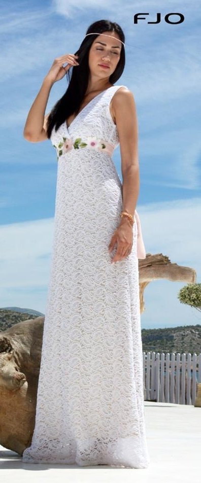 Φόρεμα μάξι δαντέλα