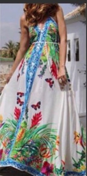 Φόρεμα Mάξι Πολύχρωμο - Image 2