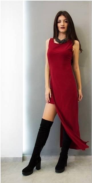 Φόρεμα Μάξι Με Ανοιγμα Στο Πλάι - Image 2