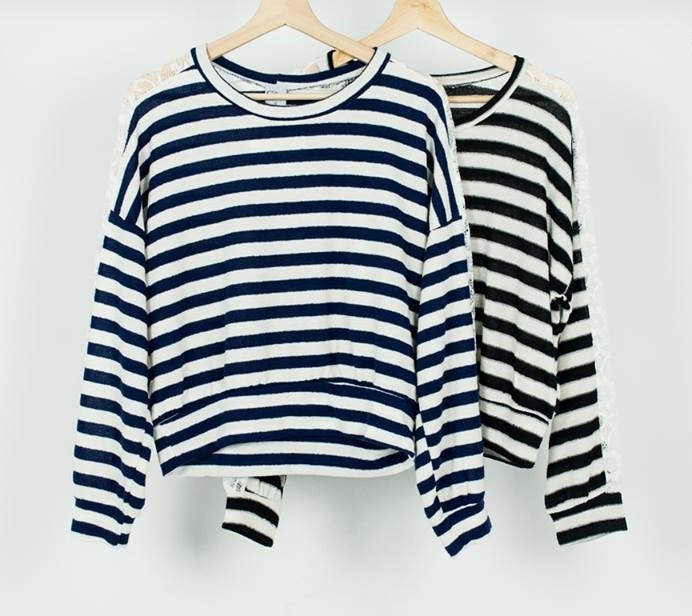 Μπλούζα Ριγέ Πλεκτή - Image 5