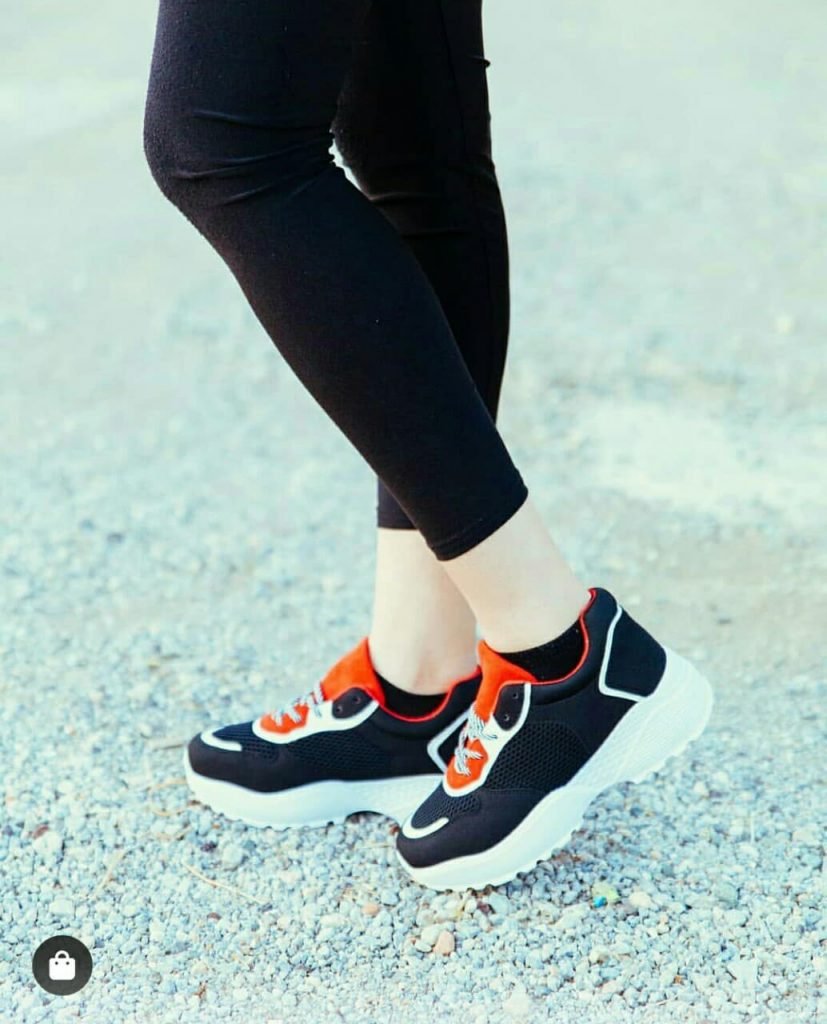 Sneakers Μαύρο-Κόκκινο