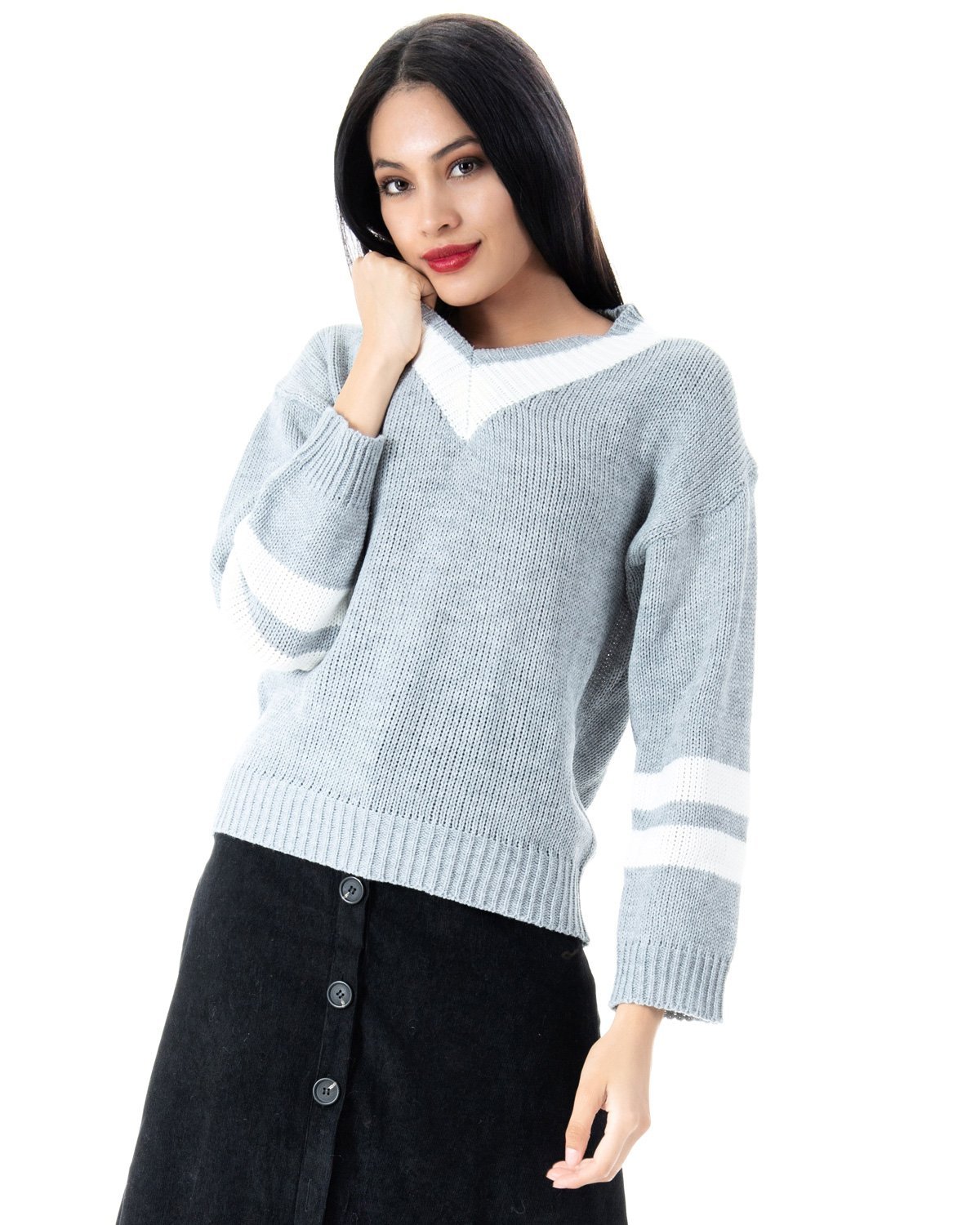 Πουλόβερ Με V Doca - Image 11