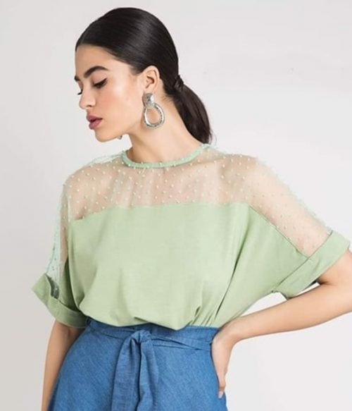 Μπλούζα Mε Διαφάνεια Voice Fashion