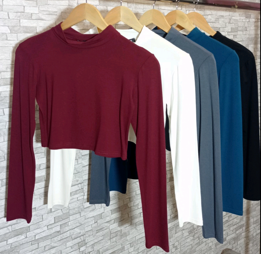 Crop Top Mε Mανίκι Voice Fashion - Image 5