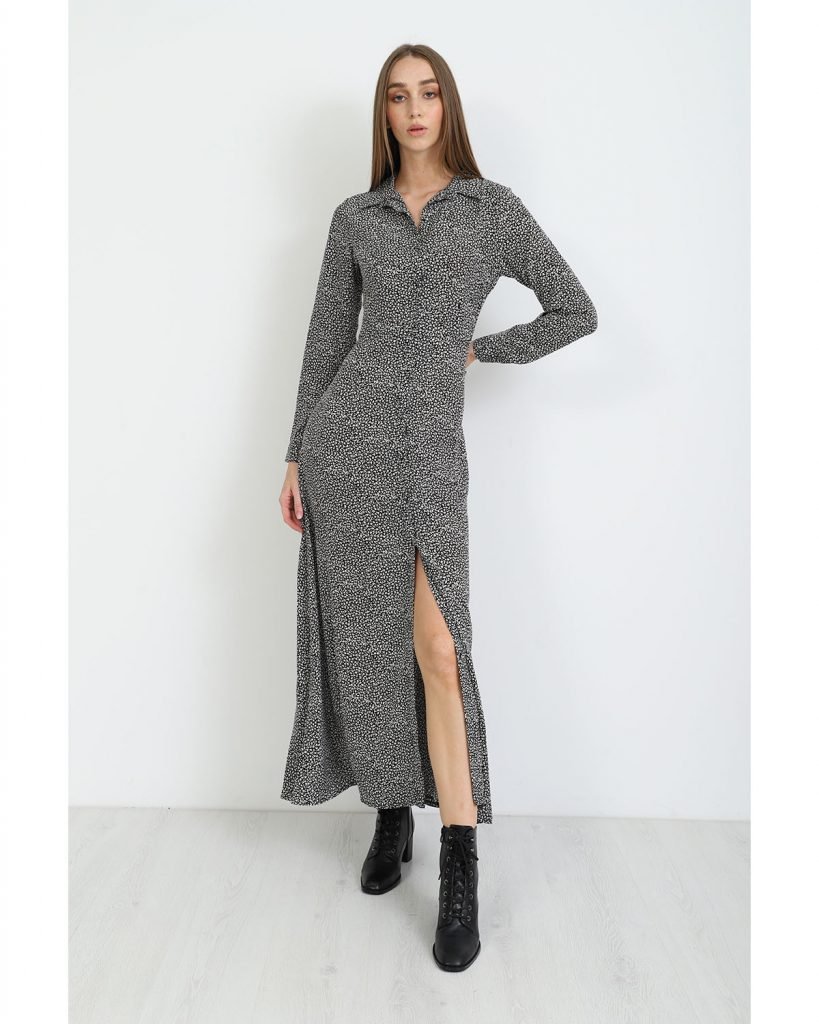 Μάξι φόρεμα animal print Doca - Image 2