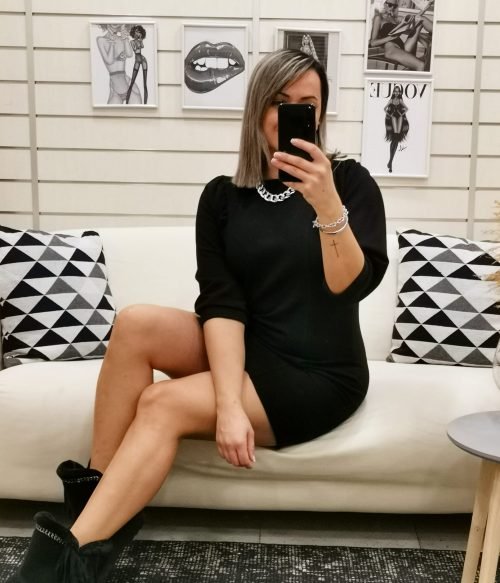 Φόρεμα φούτερ μίνι