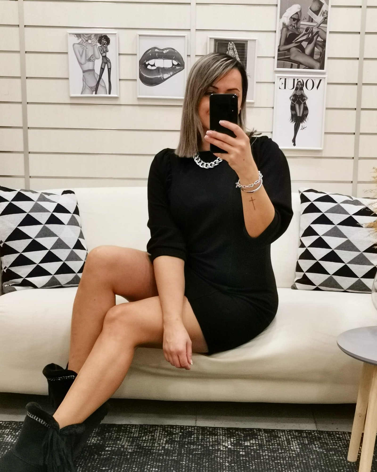 Φόρεμα φούτερ μίνι