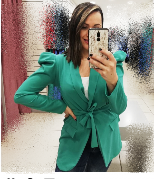 Σακάκι Με Ψηλούς Ωμους Voice Fashion