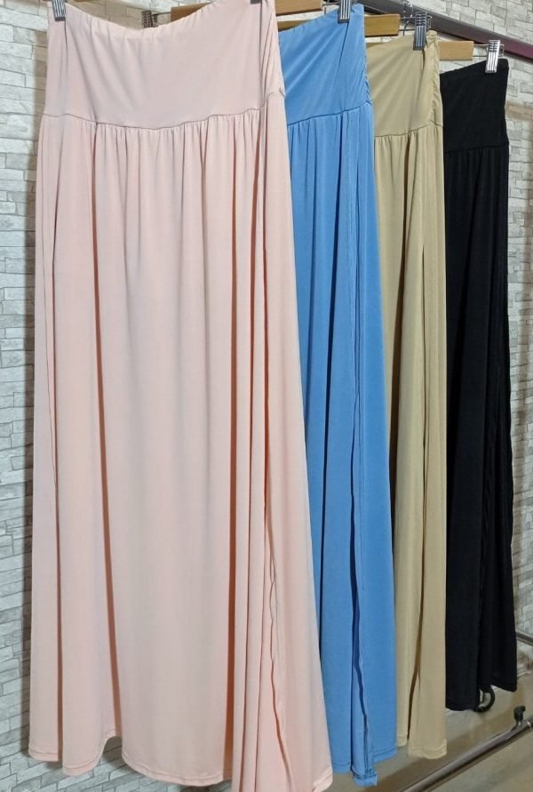 Φούστα Μάξι Με Σκισίματα Στα πλαινά Voice Fashion - Image 2