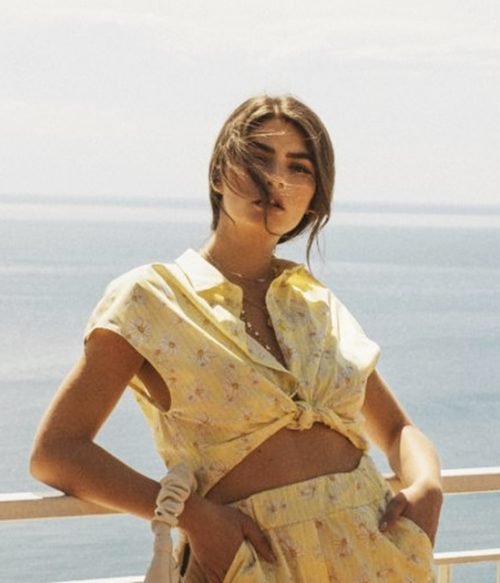 Πουκάμισο με δέσιμο μπροστά Lumina Fashion