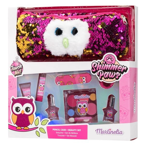 Martinelia Shimmer Paws Pencil Case & Beauty Set