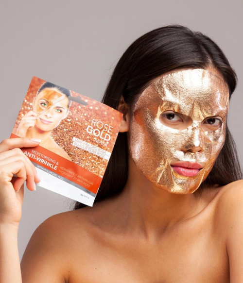 Μάσκα προσώπου Rose Gold