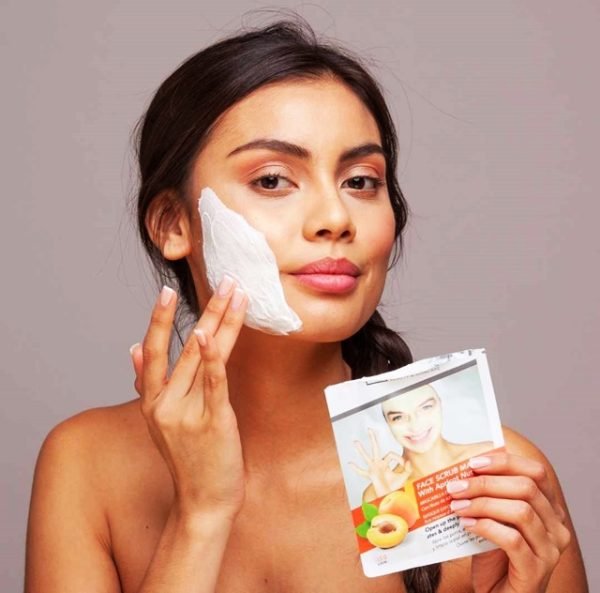 Μάσκα προσώπου Face Scrub Mask Apricot