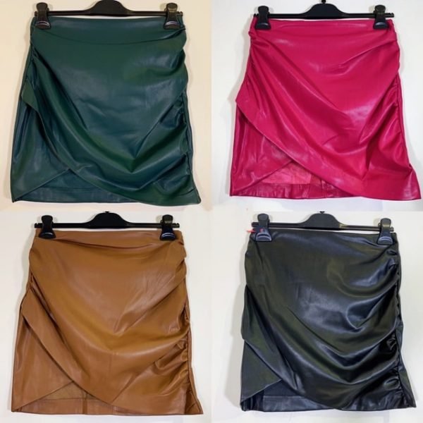 Φούστα Μίνι Δερματίνη Lumina fashion - Image 4