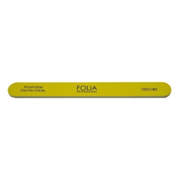 Nail File Yellow Straight (100/180)