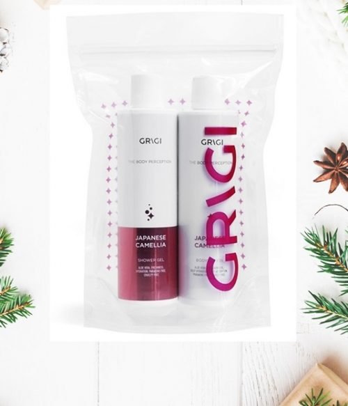 GRIGI THE BODY PERCEPTION BODY LOTION JAPANESE CAMELLIA + SHOWER GEL