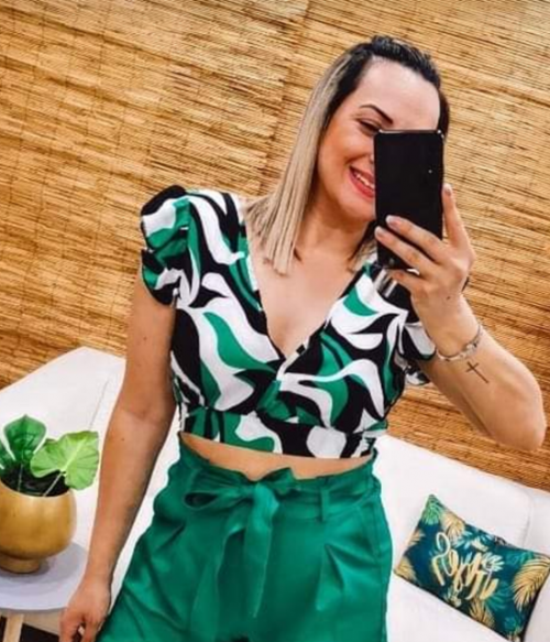Τοπ με δέσιμο στη πλάτη Voice Fashion