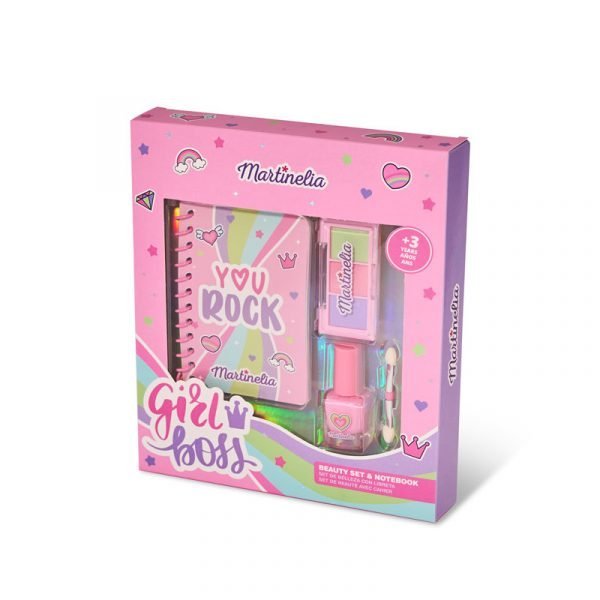 Martinelia Supergirl Notebook & Beauty Set
