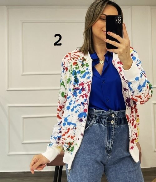 Bomber Εμπριμέ Voice Fashion