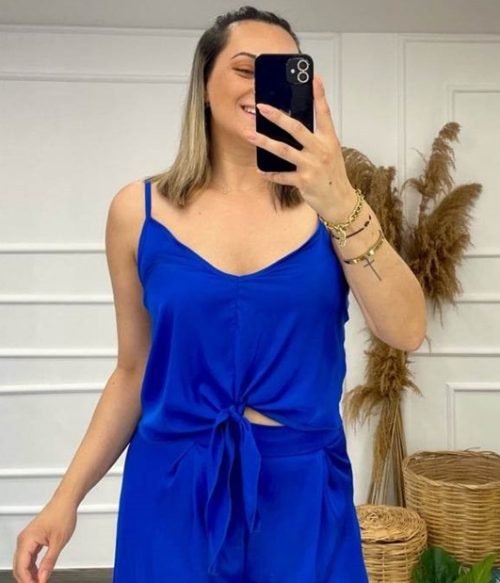 Τοπ Σατέν Με Δέσιμο Voice Fashion