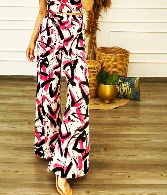 Παντελόνα Εμπριμέ Voice Fashion - Image 2
