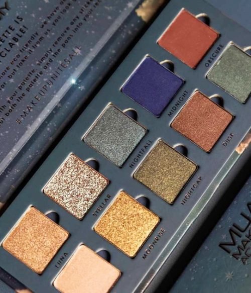 MUA 10 SHADE EYESHADOW PALETTE -  NOCTURNAL
