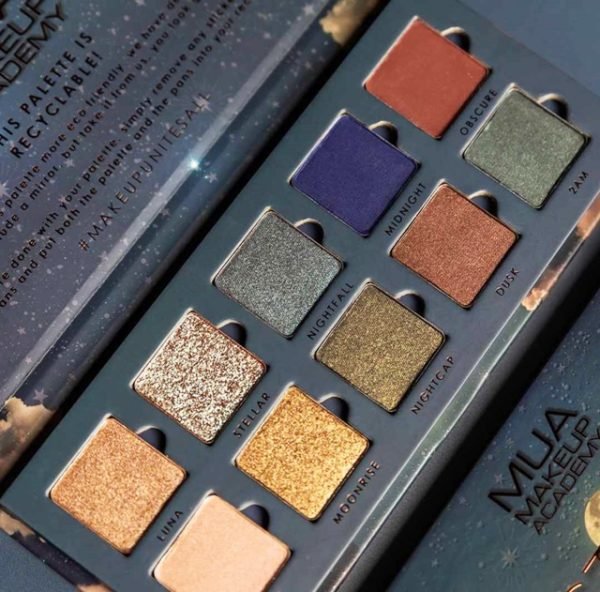 MUA 10 SHADE EYESHADOW PALETTE -  NOCTURNAL