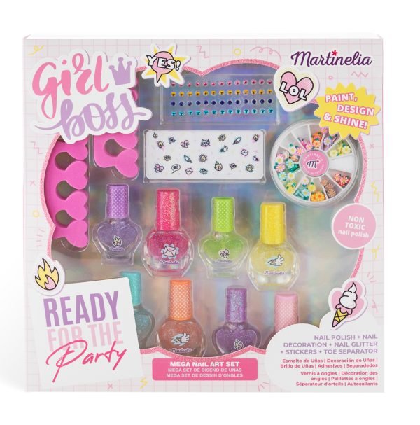 Super Girl Mega Nail Art Set Martinelia