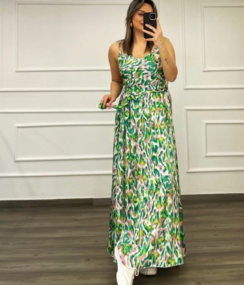 Φούστα Μάξι Σατέν Voice Fashion