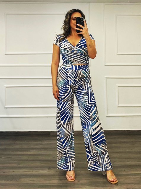 Παντελόνα Εμπριμέ Voice Fashion