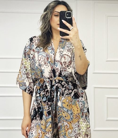Κιμονό Με Ζώνη Voice Fashion