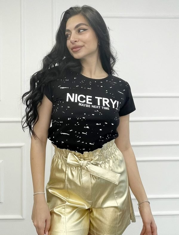 T-Shirt Μακό “NICE TRY” - Image 3