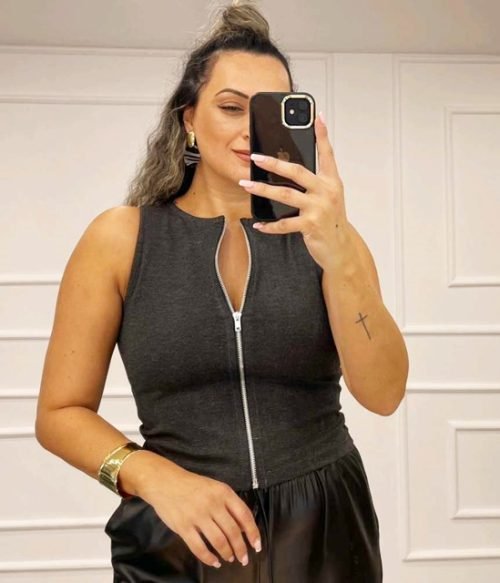 Γιλέκο Με Φερμουάρ Voice Fashion