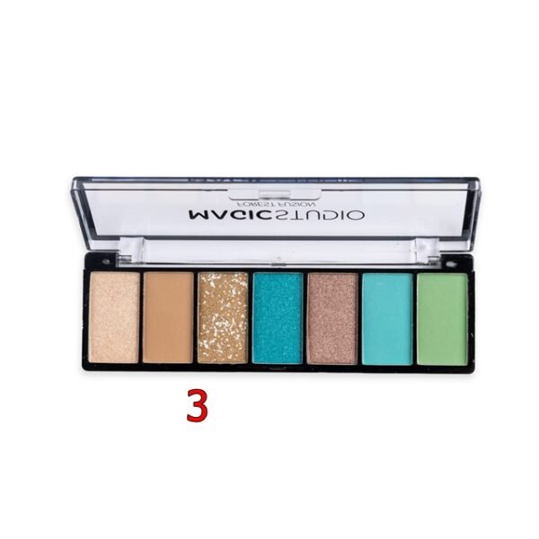 Magic Studio Eyeshadow Palette 7 Colors - Image 4