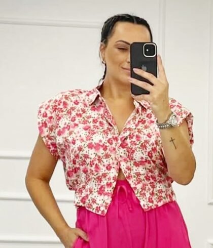 Πουκάμισο Φλοράλ Κοντό Voice Fashion