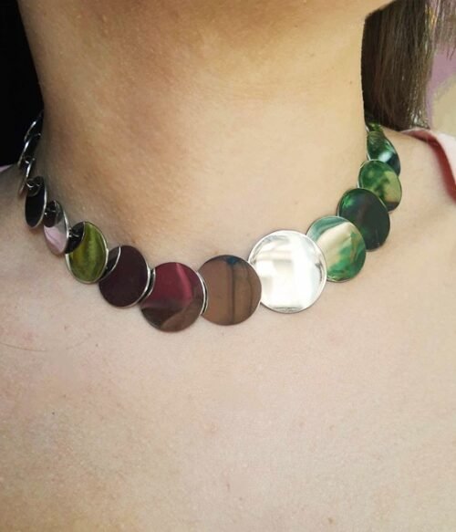 Κολιέ Τσόκερ Με Κύκλους