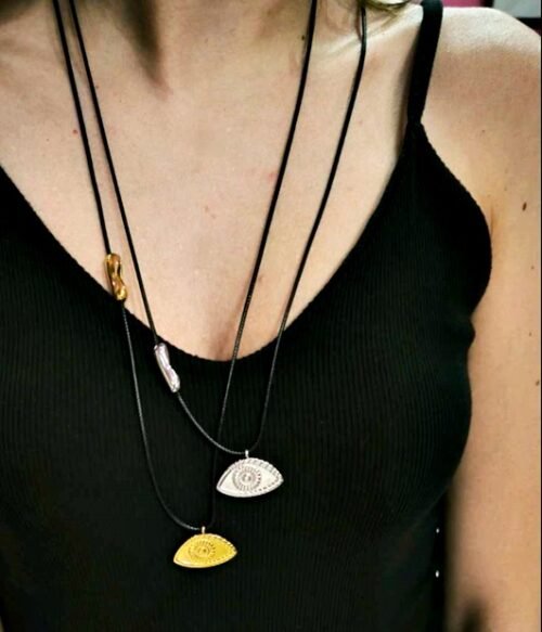 Κολιέ Μακρύ Με Μάτι