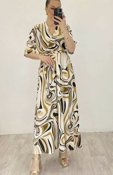 Φόρεμα Μάξι Σατεν Voice Fashion