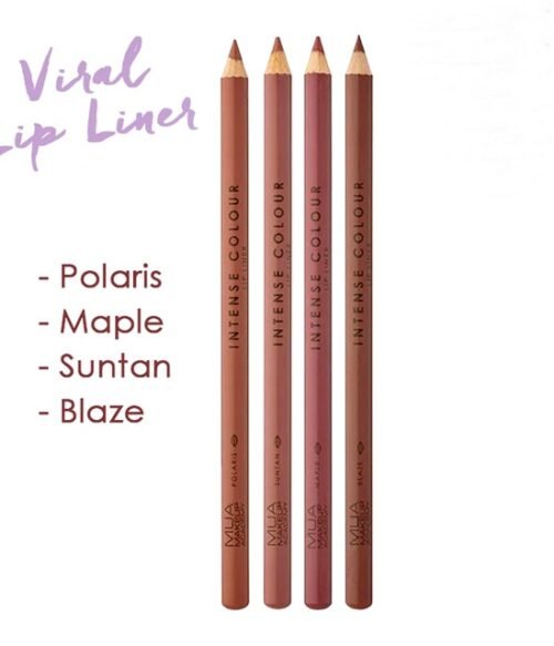 MUA Viral Lip Liner Polaris • Maple • Blaze • Suntan