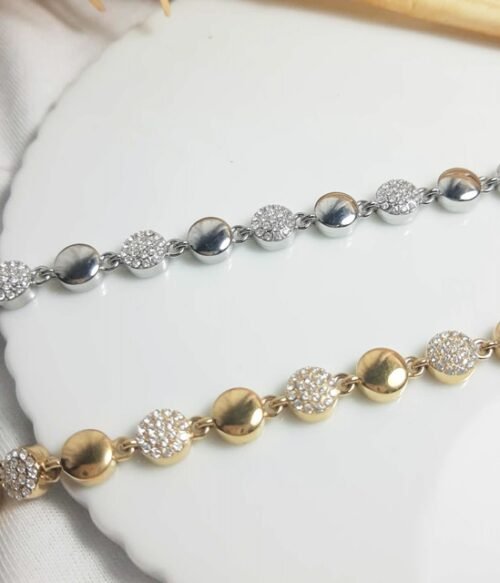 Βραχιόλι Με Λευκά Ζιργκόν