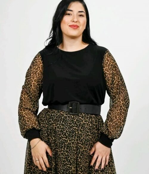 Μπλούζα Με Animal Print Voice Fashion