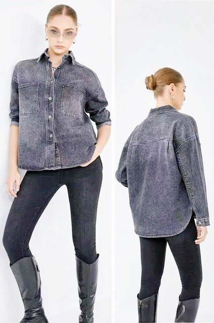 Πουκάμισο Τζίν Ad'oro