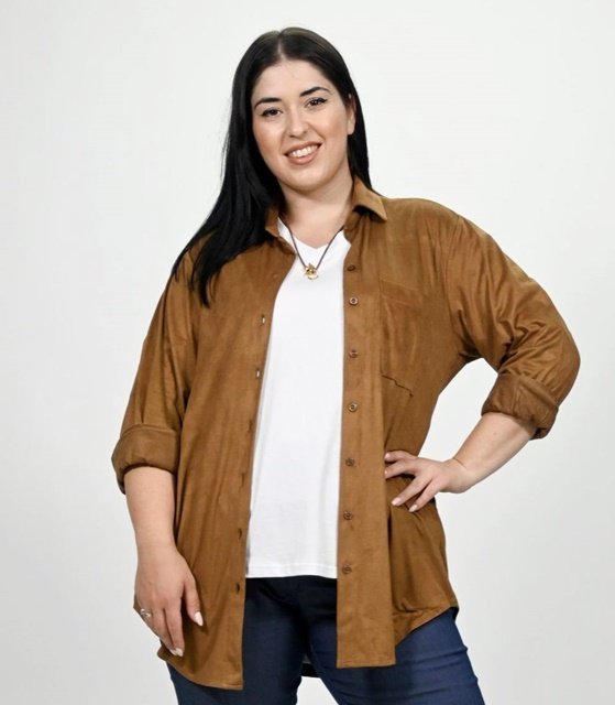 Πουκάμισο Σουέτ Voice Fashion - Image 3