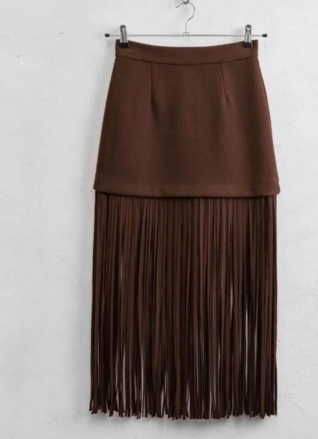 Φούστα Με Κρόσσια Lumina Fashion - Image 2