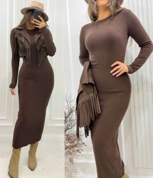 Φόρεμα Με Γιλέκο