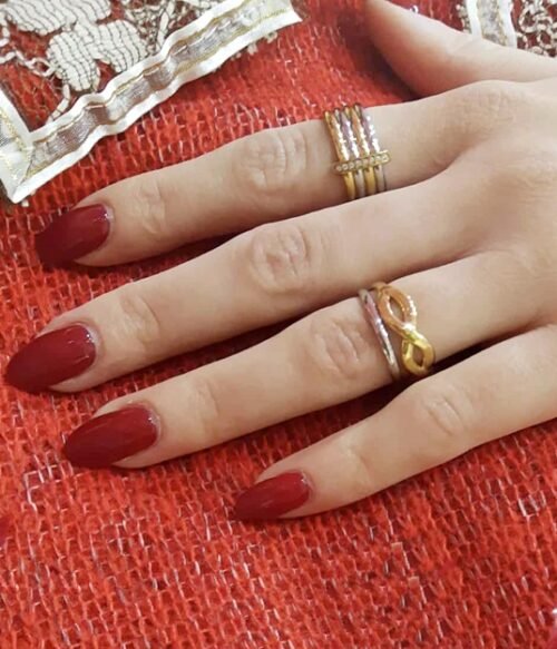 Δαχτυλίδι Δίχρωμο