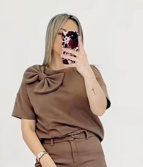 Μπλόυζα Με Φιόγκο Voice Fashion
