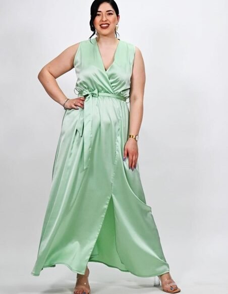 Φόρεμα Μάξι Σατέν Voice Fashion