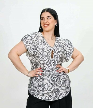 Μπλούζα Εμπριμέ Voice Fashion