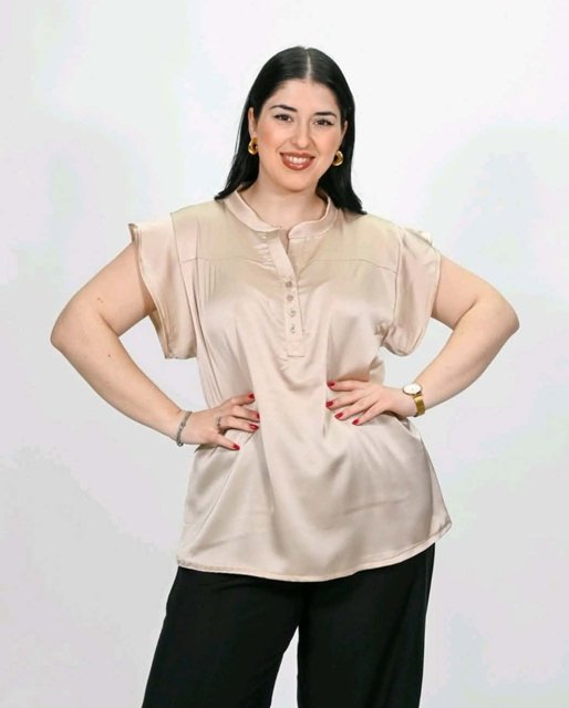Μπλούζα Σατέν Voice Fashion - Image 3